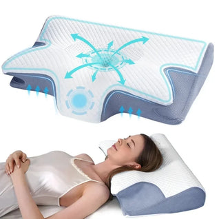 LumaRest™ Ergonomic Memory Foam Pillow