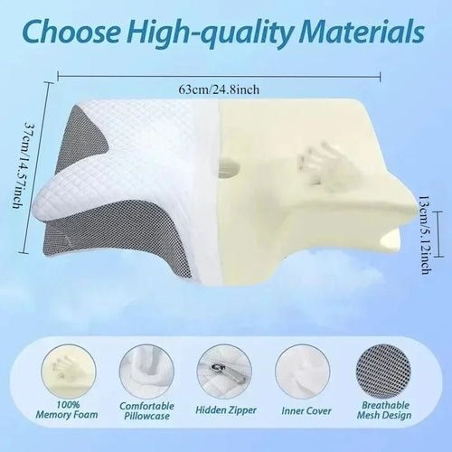 LumaRest™ Ergonomic Memory Foam Pillow