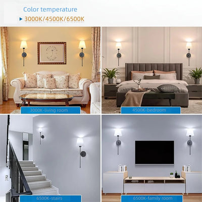 Wireless Wall Sconce with Remote (2 Pack)
