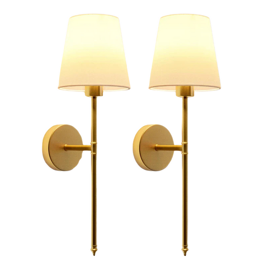 Wireless Wall Sconce with Remote (2 Pack)
