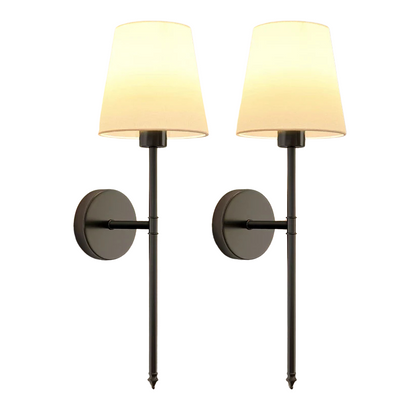 Wireless Wall Sconce with Remote (2 Pack)